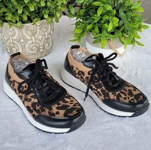 Vince Camuto Women's Leopard Sneakers Size 6 NWOB